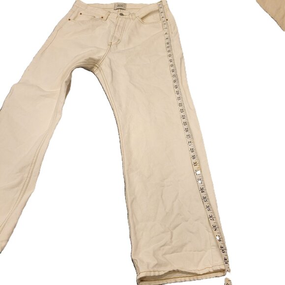 BDG Cowboy Jeans Cream White Denim Baggy Bootcut Size 31 - Picture 7 of 9
